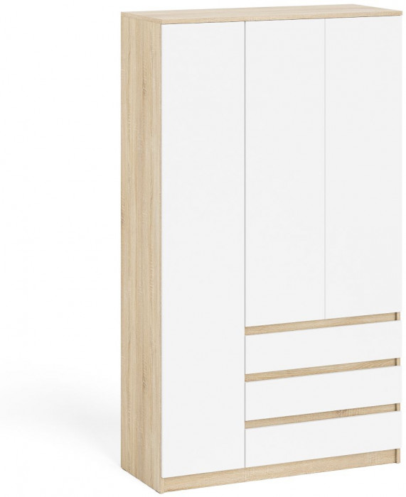 Мори Шкаф МШ1200.1, дуб сонома/белый