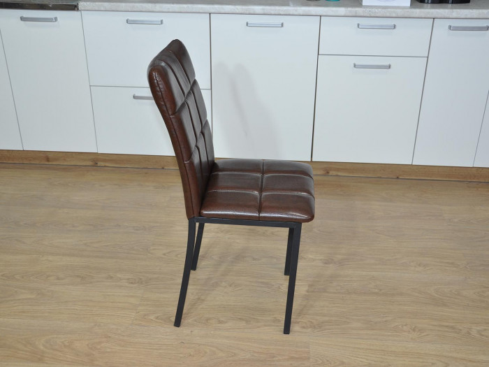 Стул ТЕКС-2 / черный/коричневый