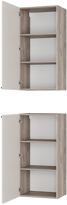 Шкаф навесной Урбан ШКН-07, Дуб смоки, Кашемир