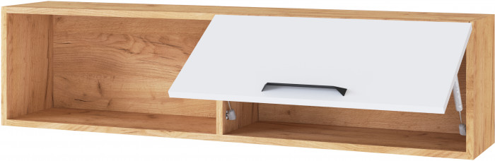 Модульный Офис Квартет-13, композиция 3, Дуб крафт золотой/Белый