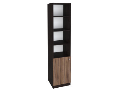 Шкаф-пенал закрытый 1/3 Венге/Орех