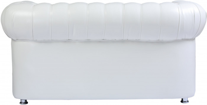 Диван Честер 2- х местный, белый