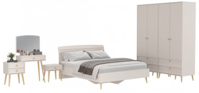 Афина Спальня 36-1600, кашемир серый