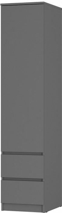 Шкаф-пенал Симпл ПН-17, графит