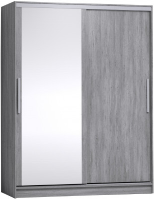 Шкаф-купе с зеркалом Strike 1600 Atelier светлый