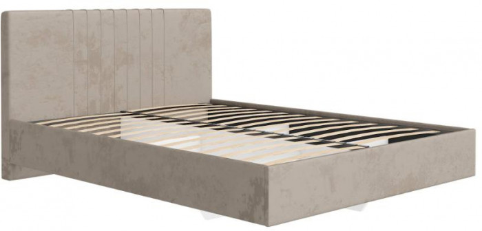 Кровать с латами Соло 160*200, Бежевы