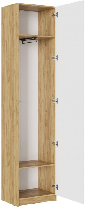 Модульная прихожая Роджина, крафт Золотой/ Белый глянец (Дуб Крафт Золотой, Белый глянец)