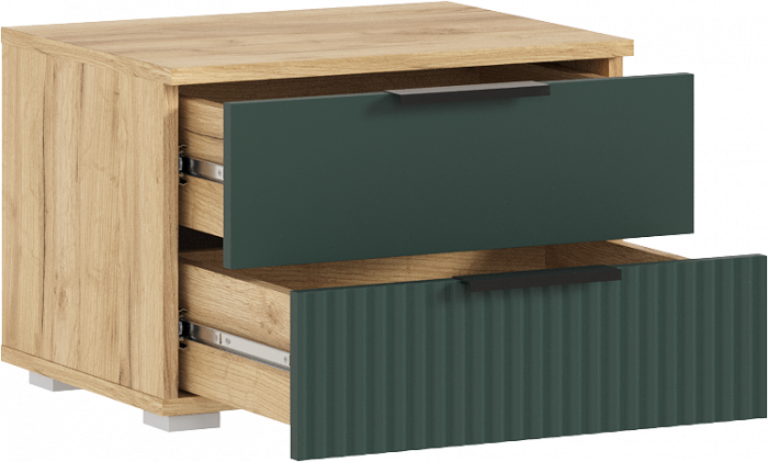 Модульная спальня Марвэл, Дуб крафт/Браш мени грин