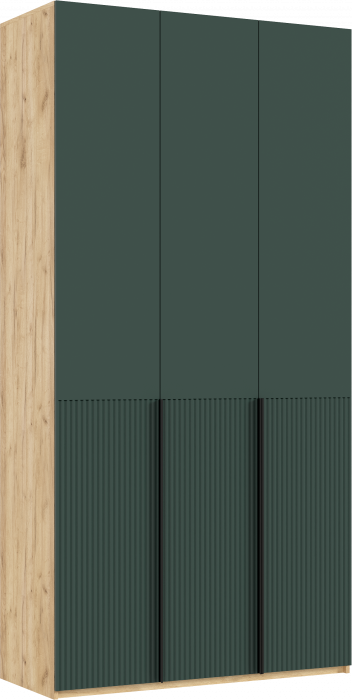 Модульная спальня Марвэл, Дуб крафт/Браш мени грин