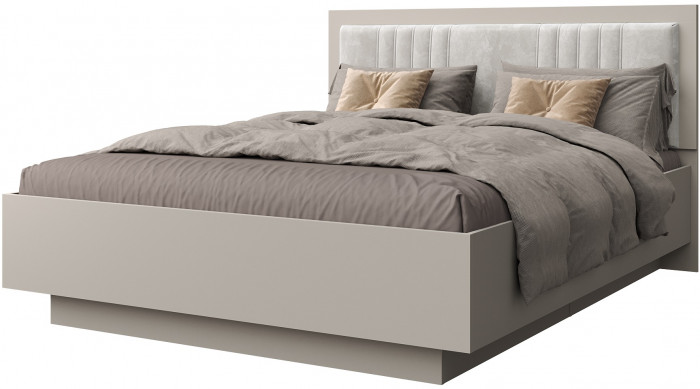 Кровать двуспальная 160х200 "Виола" с подъемным механизмом - Персидский жемчуг/Шаде песочный