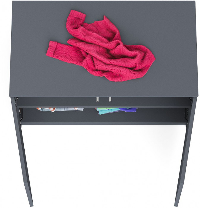 Мори Тумба/антресоль МА900.1, цвет графит, ШхГхВ 90,4х50,4х54,6 см., подходит для шкафа МШ900.1