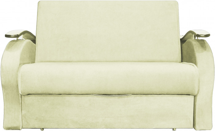 Диван аккордеон Алекс велюр бежевый 120