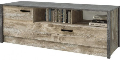 Амели Тумба ТВ (Дуб Юкон / Бетон темный)