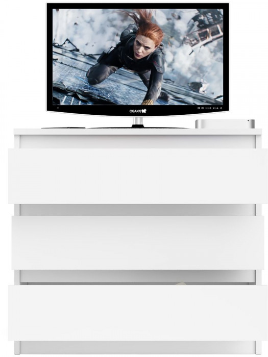 Мори Комод МК800.1, цвет белый, ШхГхВ 80,4х41х73 см.