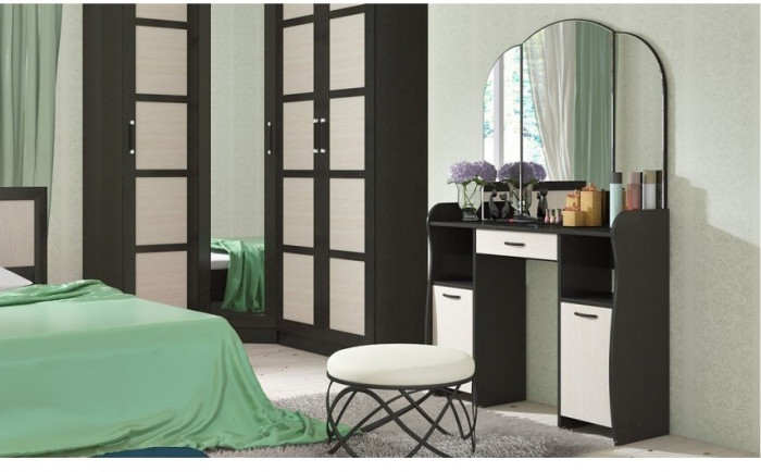 София Т2 Туалетный стол (Дуб сонома/Белый)