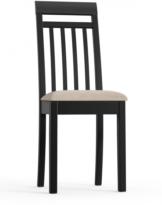 Стул Мебель--24 разборный Гольф-11, цвет венге, обивка ткань велюр капучино 25, ШхГхВ 40х40х100 см., от пола до верха сиденья 47 см.