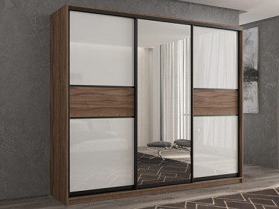 Шкаф-купе Кааппи 10 Орех Тьеполло 210х45х230 см