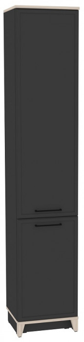 Шкаф-пенал для белья Аурелио 11, антрацит