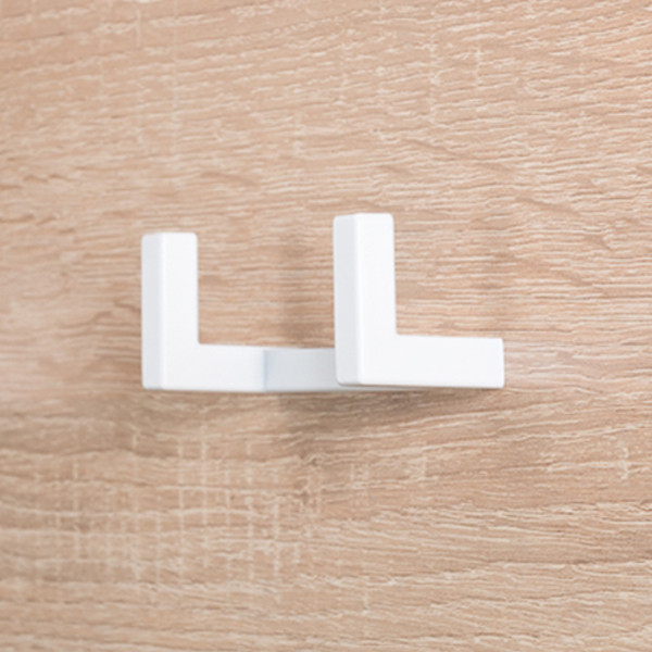 Куба Прихожая 22, цвет дуб сонома/белый премиум, ШхГхВ 182,8х38,3х210,6 см., универсальная сборка