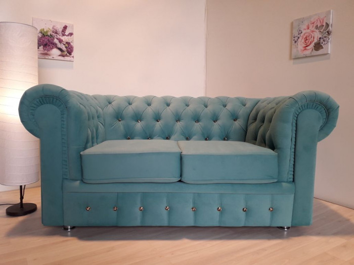 Диван Честер 2- х местный, велюр