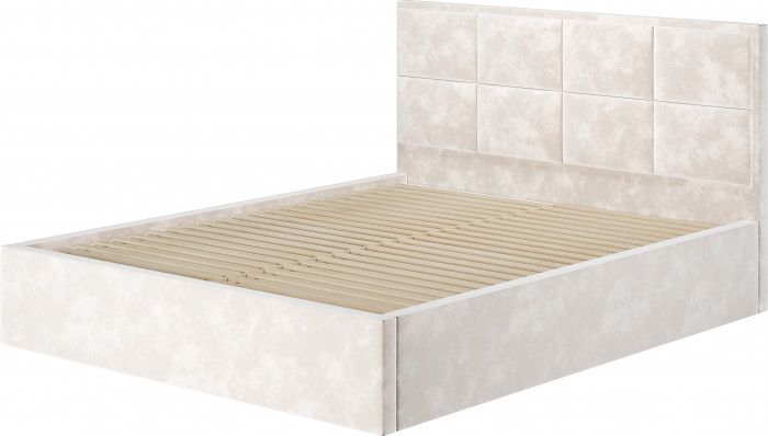 Кровать 160х200 с реечным настилом Линда КР-16, Миндаль