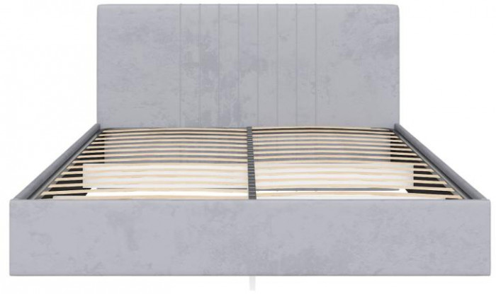 Кровать с латами Соло 160*200, Серый