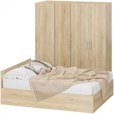 Спальня Стандарт 2-1600, дуб сонома