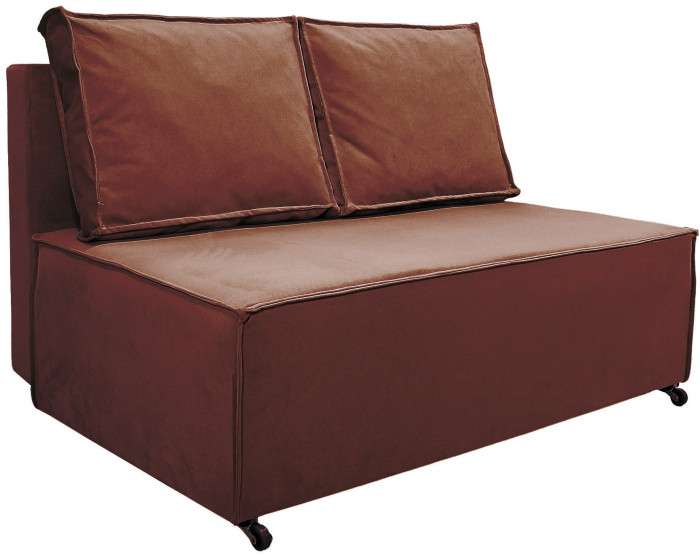 СПБ Диван аккордеон Лофт Мини 120 коричневый