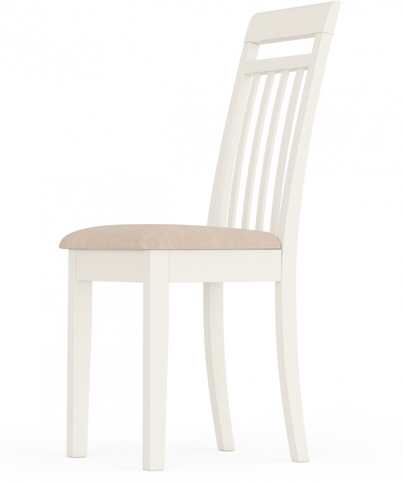 Стул Мебель--24 разборный Гольф-11, цвет слоновая кость, обивка ткань велюр бежевый 05, ШхГхВ 40х40х100 см., от пола до верха сиденья 47 см.