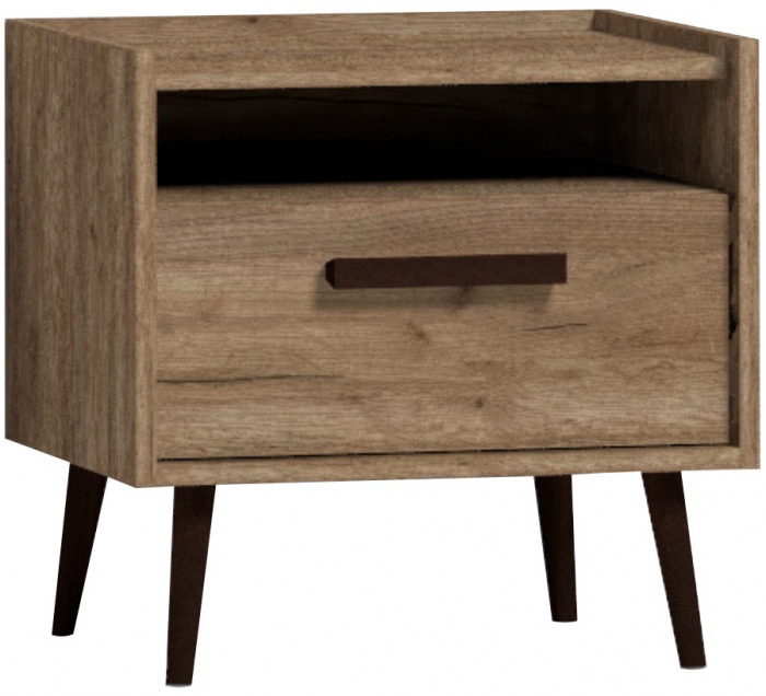 Тумба прикроватная с ящиком Nature 41, дуб табачный