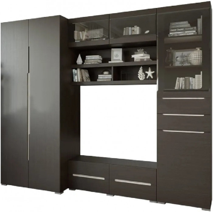 Гостиная Эколь вариант №1 (Сандал светлый)