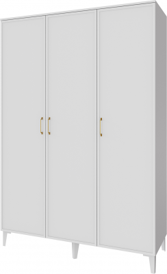 Толедо Шкаф 3-х створчатый ТШ-23 белый