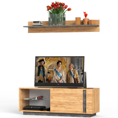 Арчи № 07, дуб крафт золотой/камень тёмный