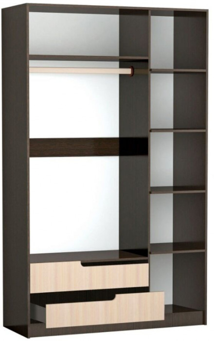 Гавана Шкаф 3х ств. венге/дуб молочный