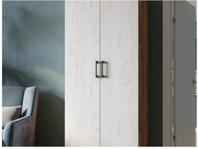 Шкаф Вегас 800 дуб крафт табачный/дуб крафт белый