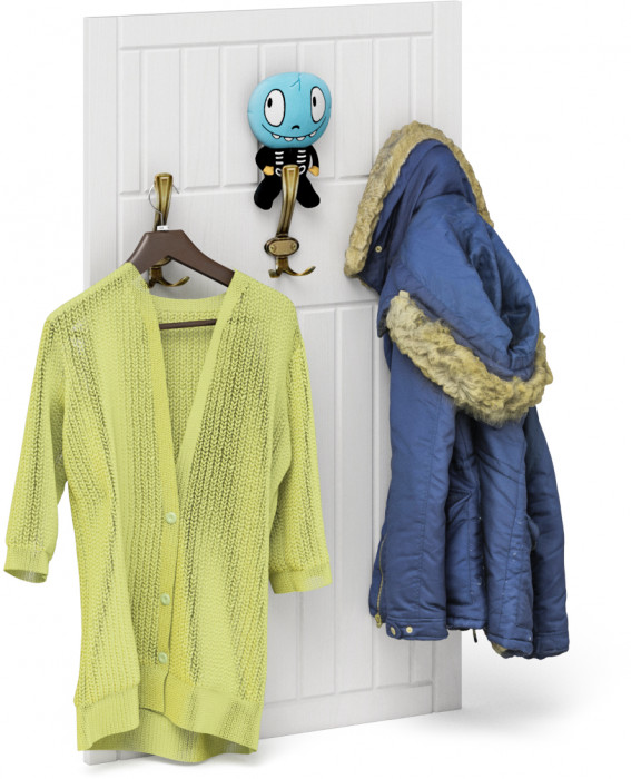 Прихожая П-6 Компоновка № 01, цвет венге/фасады МДФ белое дерево фрезеровка прованс, ШхГхВ 120х35х200 см.