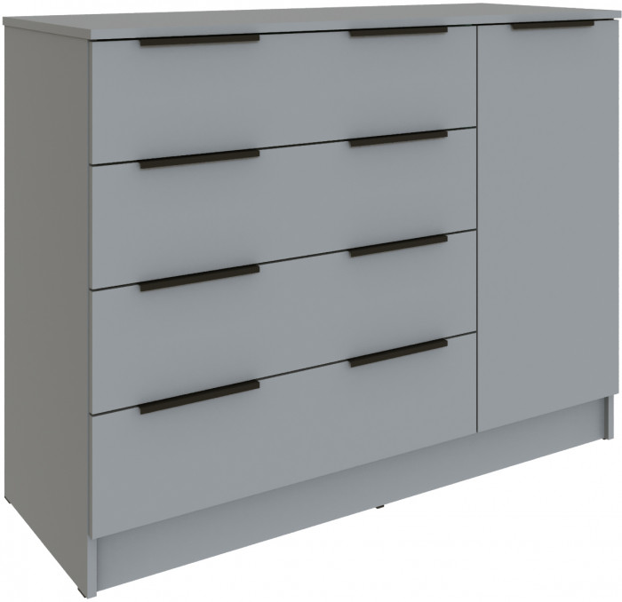 Комод для спальни Мадрид (1,2), Камень серый