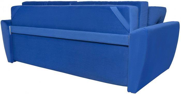 Диван-кровать Амстердам Люкс, 150х195, еврокнижка, независимый пружинный блок, велюр, синий