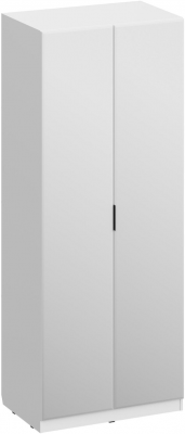 Шкаф 2-х створчатый с зеркалами ШК-4118, Белый