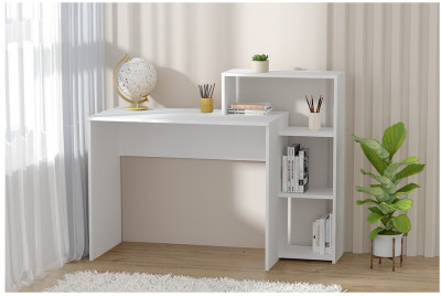 Стол с полкой Диал Белый