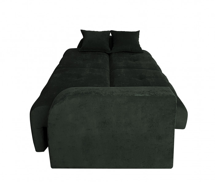 Диван-книжка Марсель, 120х190, велюр черный