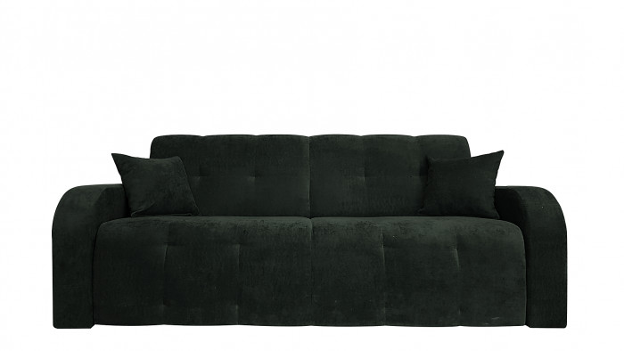 Диван-книжка Марсель, 120х190, велюр черный