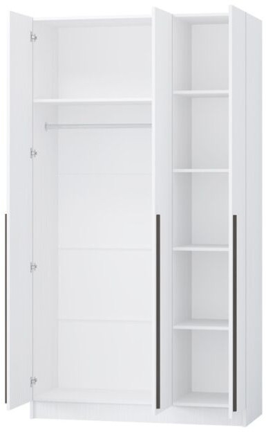 Шкаф Бастион ЛДСП 1200 (Крафт золотой / Белый древесный)