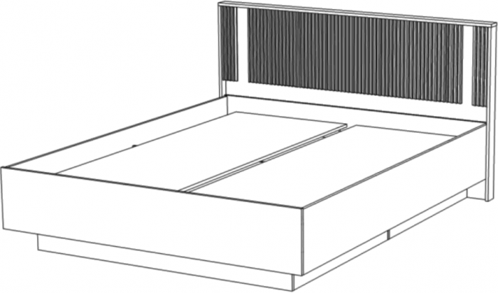 Модульная спальня "Герта" - Дуб канзас/Зеленый матовый