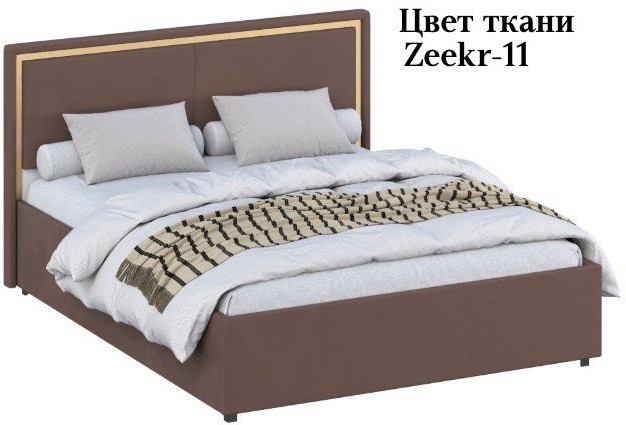 Кровать 140 с ортопед. основанием КР-431-М-14, Микровелюр Zeekr-11