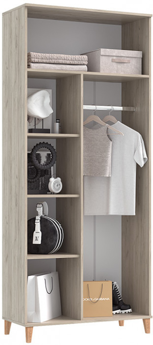 Модульная прихожая Ирис, Крафт серый/Кашемир