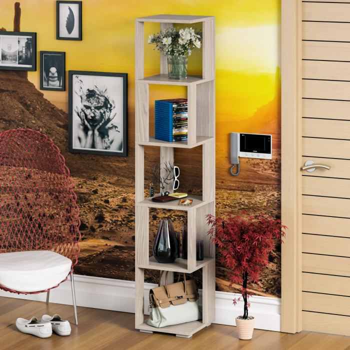 Стеллаж СВК, ясень шимо светлый