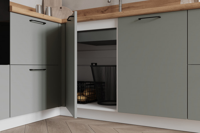 КГ Угловой 1500х3000 (без пм) Эмаль, Олива  Арника РМ в.3