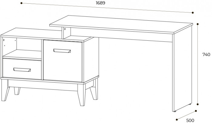 Письменный стол Скандика