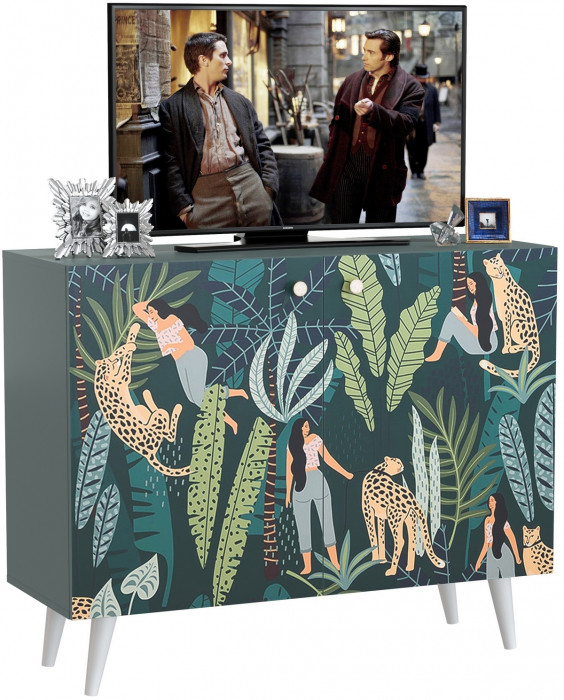 Либера Комод-тумба 16.230.01, пасифай/белый